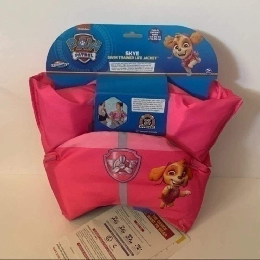 NWT. NICKELODEON Paw Patrol Skye Swim Life Jacket